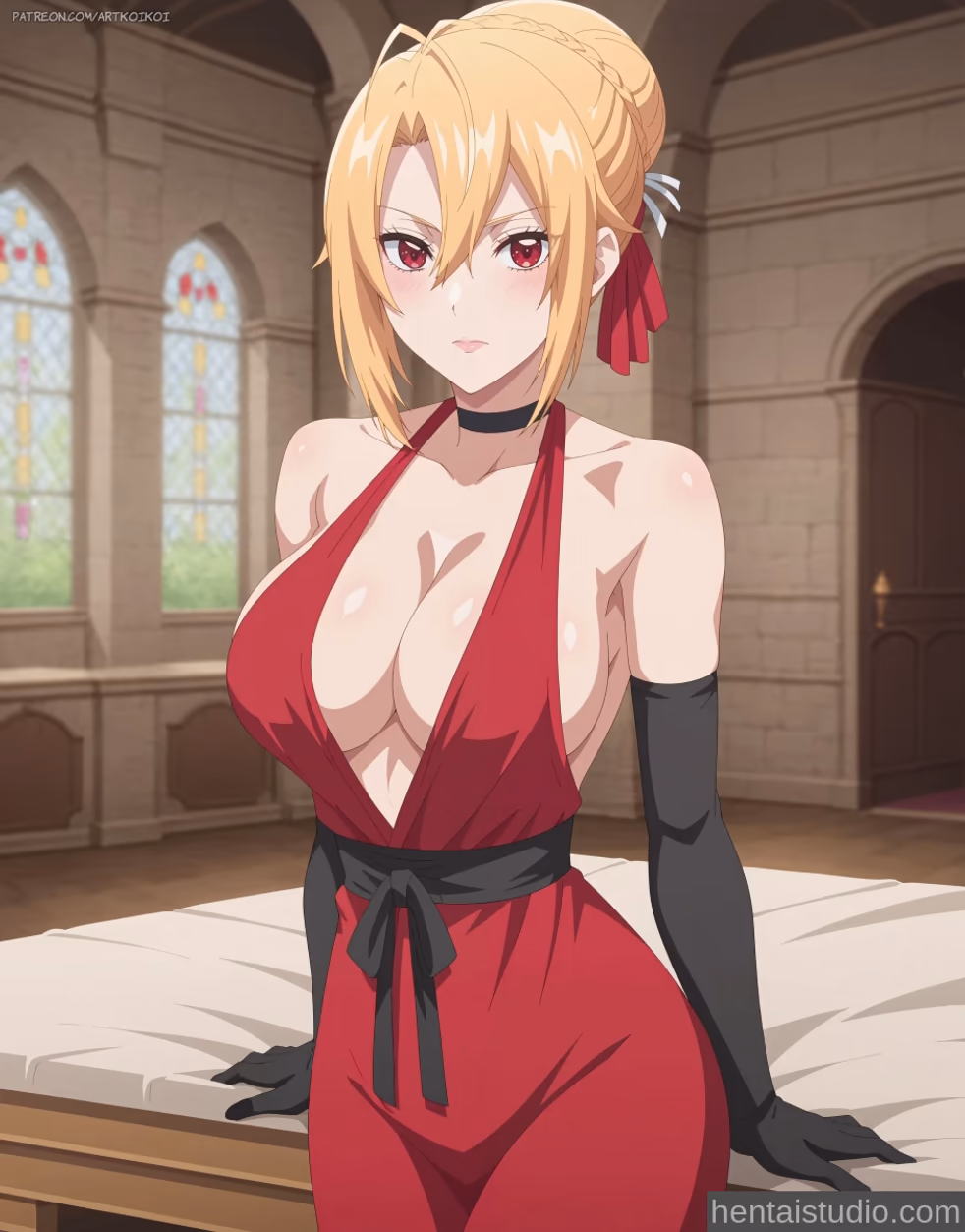 Angelica Rapha Redgrave from Trapped In A Dating Sim: The World Of Otome Games Is Tough For Mobs — gallery preview